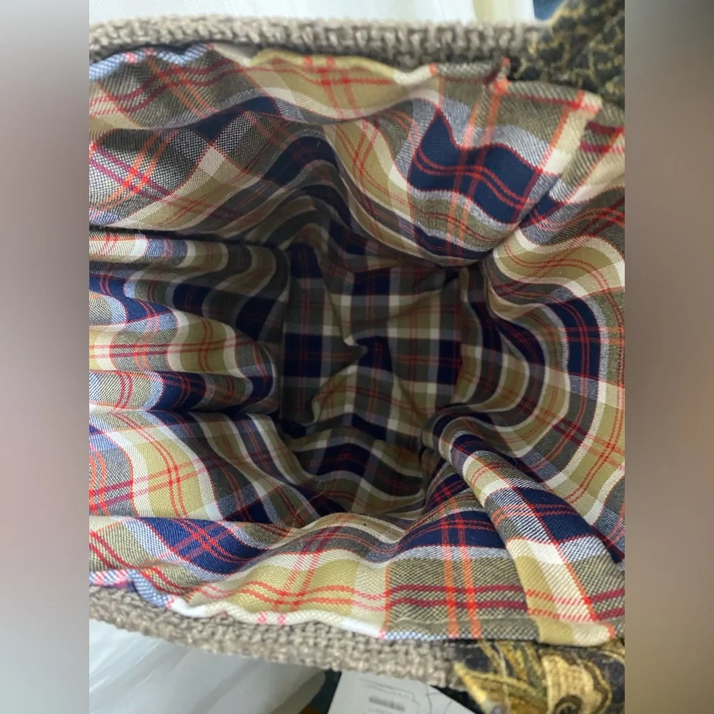 Patchwork hobo bag